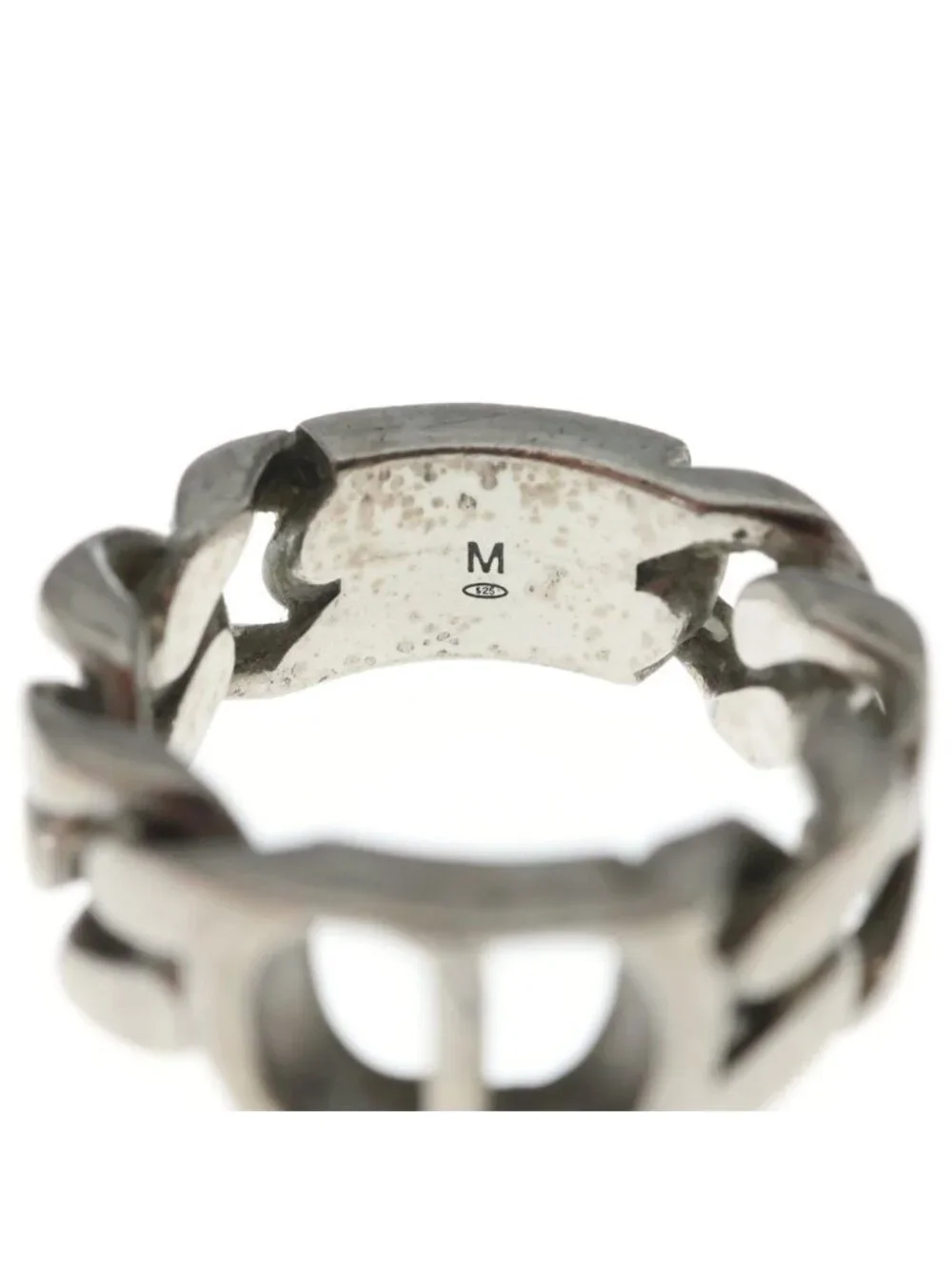 Dior CD Icon Chain Ring Silver